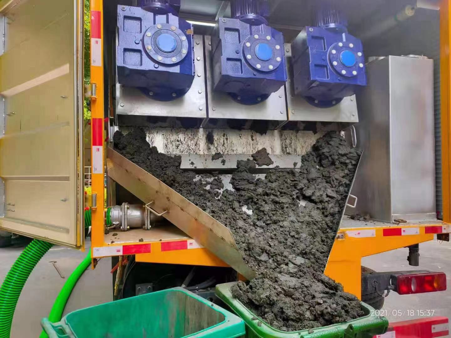 高碑店化粪池清掏城市维护站-泥浆净化干湿分离处理